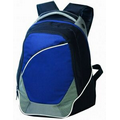 Deluxe Polyester Backpack w/ Dobby Nylon Accent